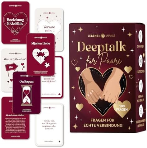 Lebenskompass Deeptalk Karten für Paare